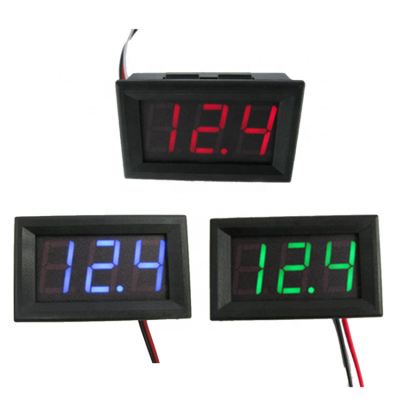 Red 0.56 inch Mini Digital Voltmeter DC 4.5-30V Voltage Panel Meter For 6V 12V Electromobile Motorcycle Car