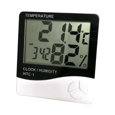 Large LCD temperature humidity display HTC-1