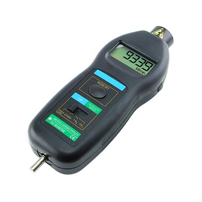 2 in1 Digital Laser Non-Contact & Contact digital rpm tachometer