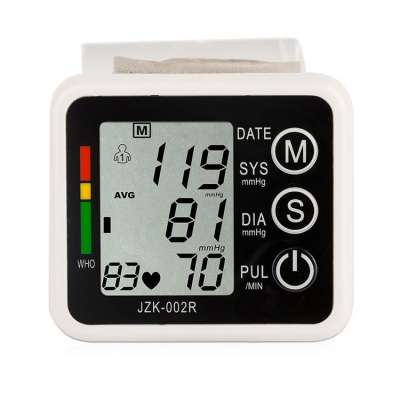 New Automatic Digital Wrist Cuff Blood Pressure Monitor Arm Meter Pulse Sphygmomanometer Heart Beat Meter LCD Display