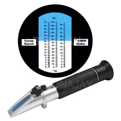 0-140 OE juice refractometer wine sugar concentration meter 0-32% Brix sweetness tester fructose content detection