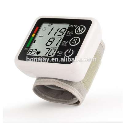 digital lcd wrist blood pressure monitor