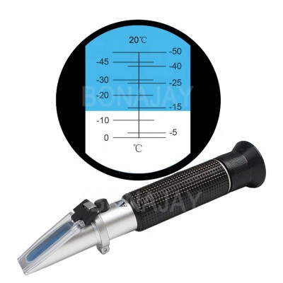 Portable auto refractometer Methanol Antifreeze Tester -50~0 Methanol Freezing Point meter Water freezing point tester